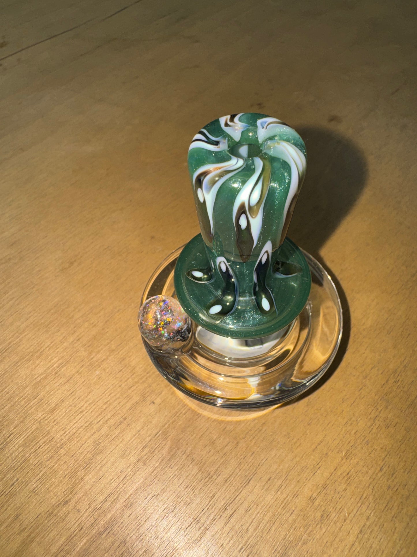 Indo Glass + Geoff Madeley  Puffco Dry Top